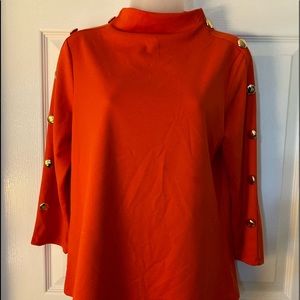 Small excellent condition mock turtle neck top